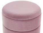 Pouf ELGIN Doré - Rose foncé