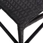 Banc de jardin 3000274 Noir - Métal - Polyrotin - 120 x 43 x 40 cm