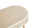 Sitzpouf Amberfield Beige - Textil - 99 x 40 x 44 cm