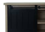 Highboard K75 Schwarz - Braun - Holzwerkstoff - Metall - Holz teilmassiv - 150 x 84 x 40 cm