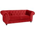 Orleans Sofa 2,5-Sitzer Rot