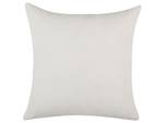 Coussin décoratif ARBOR Beige - Bleu - Doré - Argenté - Textile - 45 x 12 x 45 cm