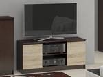 Meuble TV K120 2T 1S CLP Imitation chêne de Sonoma - Imitation wengé