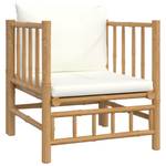 Salon de jardin 3028492-18 (lot de 7) Blanc - Bambou - 69 x 65 x 69 cm