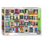 Puzzle Mittelmeerfenster 1000 Teile Papier - 26 x 6 x 36 cm