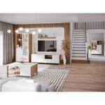 Wohnzimmer Samuel 31 (5-teilig) mit LED Grau - Holzwerkstoff - 350 x 154 x 60 cm