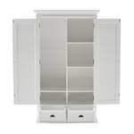 Armoire Halifax 7 Blanc - En partie en bois massif - 110 x 190 x 55 cm