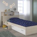 Bett Charly Beige - Holzwerkstoff - 193 x 67 x 121 cm