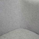 Sitzbank L13 Schwarz - Grau - Metall - Textil - 133 x 77 x 56 cm