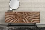 Sideboard HURRICANE Braun - Massivholz - Holzart/Dekor - 175 x 76 x 40 cm