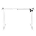 Schreibtischgestell JIRI Weiß - Metall - 90 x 72 x 59 cm