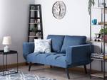 2-Sitzer Sofa BREKKE Schwarz - Blau - Marineblau