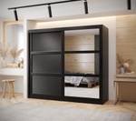 ARMOIRE À PORTES COULISSANTES ZALUZJA Largeur : 200 cm - Noir