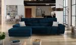 Ecksofa Cotere Mini Blau - Ecke davorstehend links