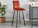 Tabouret de bar INDILANE Lot de 2 Brun rouge