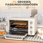 Minibackofen 800-085V90CW Cremeweiß