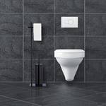 Serviteur WC noir Noir - Métal - 20 x 78 x 20 cm