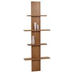 Teak-Wandregal M72 Braun - Holzart/Dekor - Holz teilmassiv - 56 x 151 x 15 cm