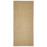 Tapis en sisal 3032244-1 Marron châtaignier - 66 x 150 cm