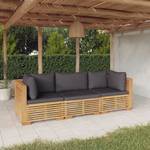 Garten-Lounge-Set 3028565-2 (3-teilig) Dunkelgrau - Grau