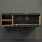 Waschbeckenunterschrank Synnax Grau - Holzwerkstoff - 120 x 120 x 36 cm
