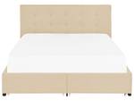 Doppelbett ROCHELLE Beige - 193 x 109 x 213 cm