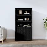 Highboard DE7811 Schwarz - Massivholz - 35 x 154 x 80 cm