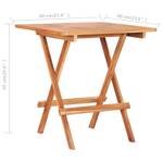 Bistrotisch 48996 Braun - Massivholz - Holzart/Dekor - 60 x 65 x 60 cm