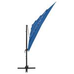 Sonnenschirm mit Aluminium-Mast Blau