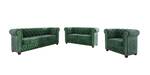 Ely 2-Sitzer Chesterfield Sofa Grün