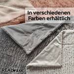 Kuscheldecke FYNN Wellendesign 150x200cm Beige - Textil - 200 x 1 x 150 cm