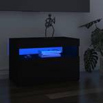 TV-Schrank mit LED-Leuchten D237 Schwarz