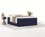 Boxspringbett Freja Marineblau - 200 x 62 x 201 cm - H3