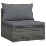 Garten-Lounge-Set (5-teilig) 3013632-16 Anthrazit - Grau - Anzahl Teile im Set: 5