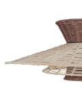 Pendelleuchten KABOMPO Beige - Braun - Rattan - 60 x 100 x 60 cm