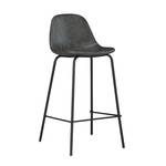 Tabouret de bar Henrik (Lot de 2) Noir