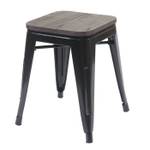 Hocker 4x Holz-Sitzfl盲che inkl. HWC-A73