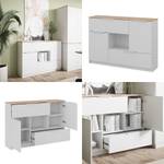 Sideboard  Betti 41613 Weiß - 120 x 84 x 30 cm