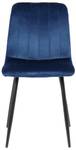 Esszimmerstühle Dijon Blau - Kunstfell