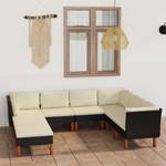 Garten-Sofa-Set (8-teilig) 3009634-15 Schwarz