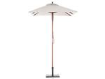 Parasol droit FLAMENCO Beige - Crème - Chêne foncé