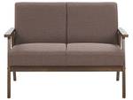 2-Sitzer Sofa ASNES Braun - Textil - 110 x 80 x 80 cm