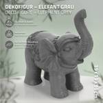 Figur Elefant Grau 36x19x39cm Deko
