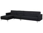 Modulsofa ABERDEEN Graphit - Grau - Silber - Breite: 347 cm