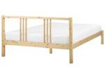 Doppelbett VANNES Eiche Hell - Breite: 147 cm