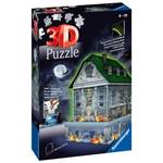 Nacht bei Gruselhaus 3D-Puzzle