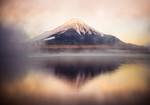 Fototapete Vulkan Berge Vlies Landschaft