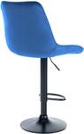 Tabouret de bar Toni Lot de 2 Bleu