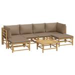 Garten-Lounge-Set 3028491-15 (7-teilig) Braun - Taupe