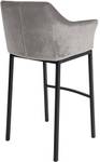 Tabouret de bar Damaso Lot de 2 Noir